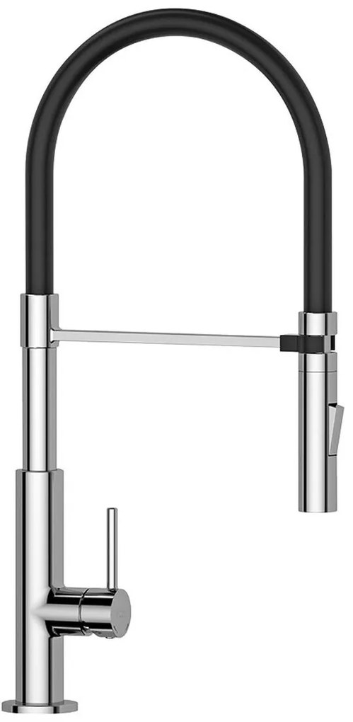 Μονή λαβή βρύση EDM 01196 BERMEO Ασημί Ορείχαλκος