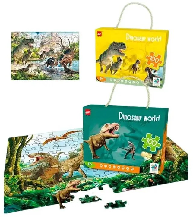 Παιδικό puzzle 100 κομματιών - Dinosaur World - 61003