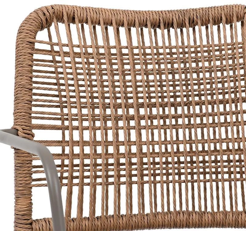 Καρέκλα Leana Fylliana Καφέ 56x59x80 εκ. 56x59x80 εκ.