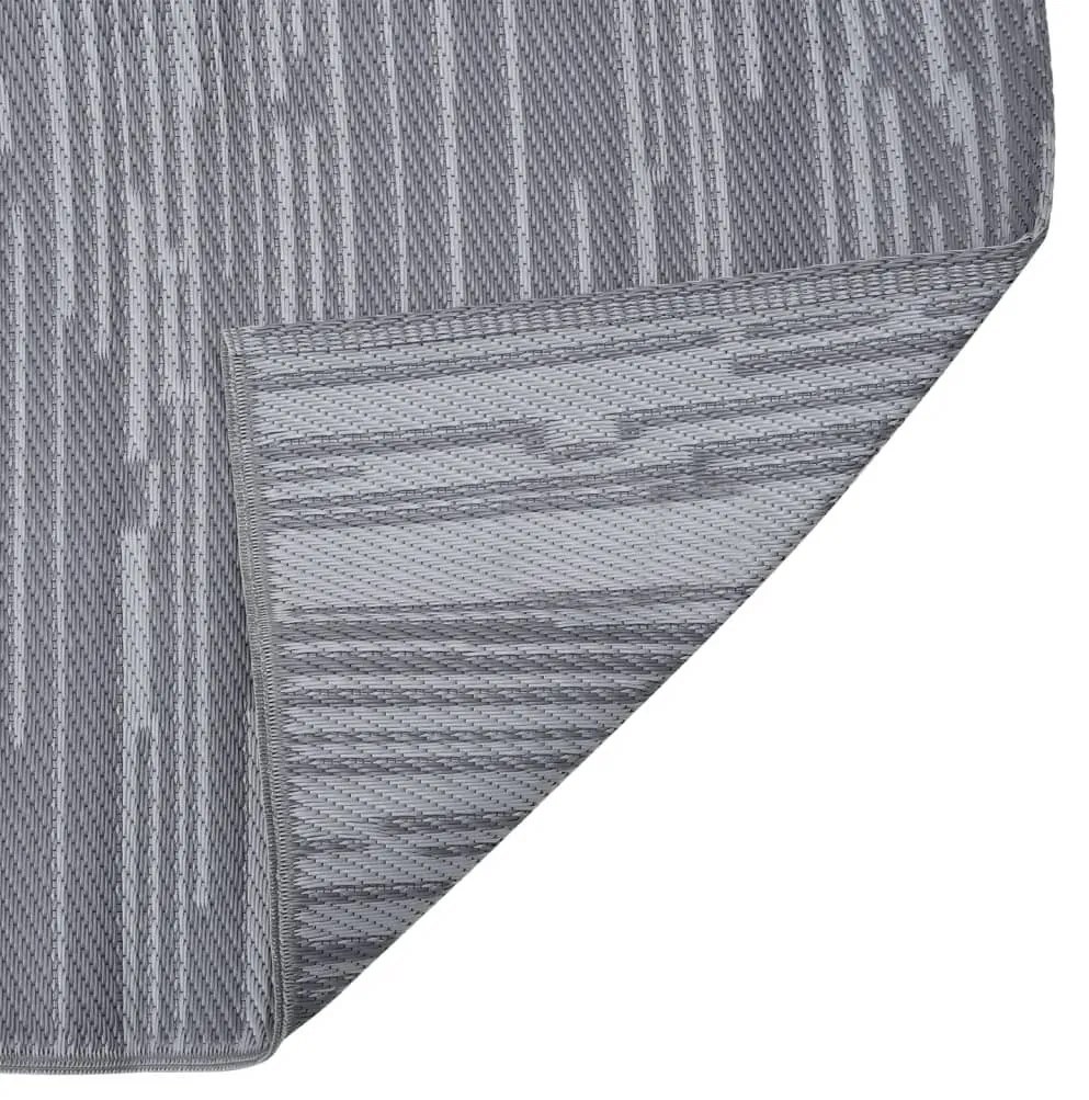 vidaXL Χαλί εξωτερικού χώρου ARAKIL Ανθρακί 80x250 cm PP