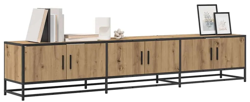 vidaXL Ντουλάπι TV artisan δρυς 210 x 35 x 41 εκ Επεξεργασμένο ξύλο