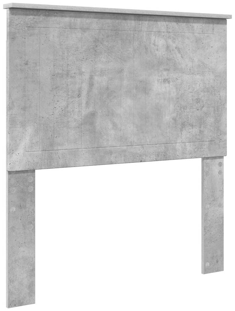 vidaXL Σκελετός Κρεβατιού Σκυρόδεμα 90 x 200 cm Στερεά ξυλεία πεύκου