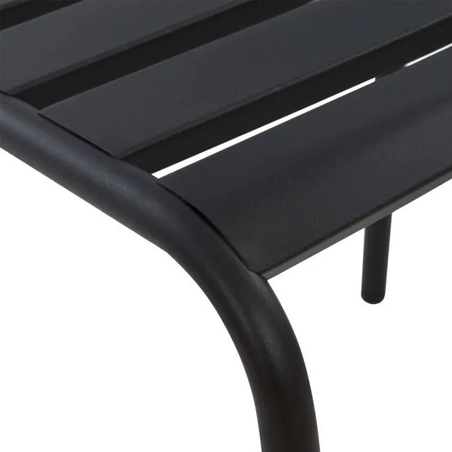 ΚΑΡΕΚΛΑ ΜΕΤΑΛΛΙΚΗ ΜΑΥΡΗ JASON HM5177.01 43x50x86cm - 0614687 - HM5177.01