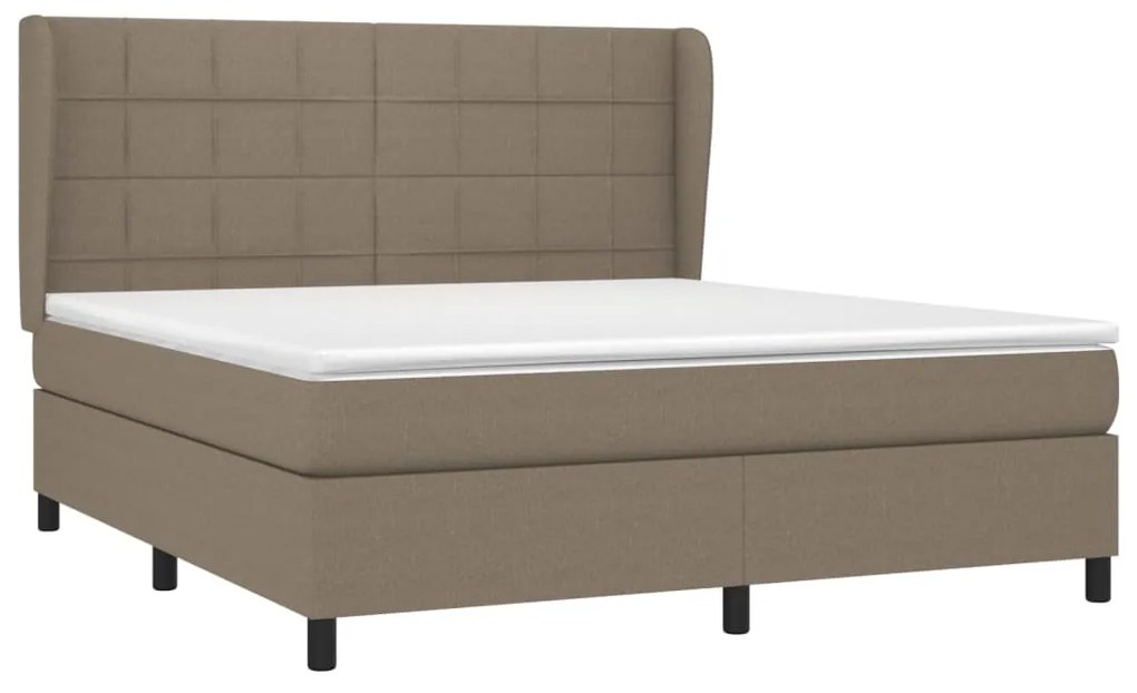 ΚΡΕΒΑΤΙ BOXSPRING ΜΕ ΣΤΡΩΜΑ TAUPE 160X200 ΕΚ. ΥΦΑΣΜΑΤΙΝΟ 3127977