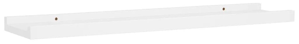 vidaXL Ράφια για Κορνίζες 2 τεμ. Λευκά 60 x 9 x 3 εκ. από MDF