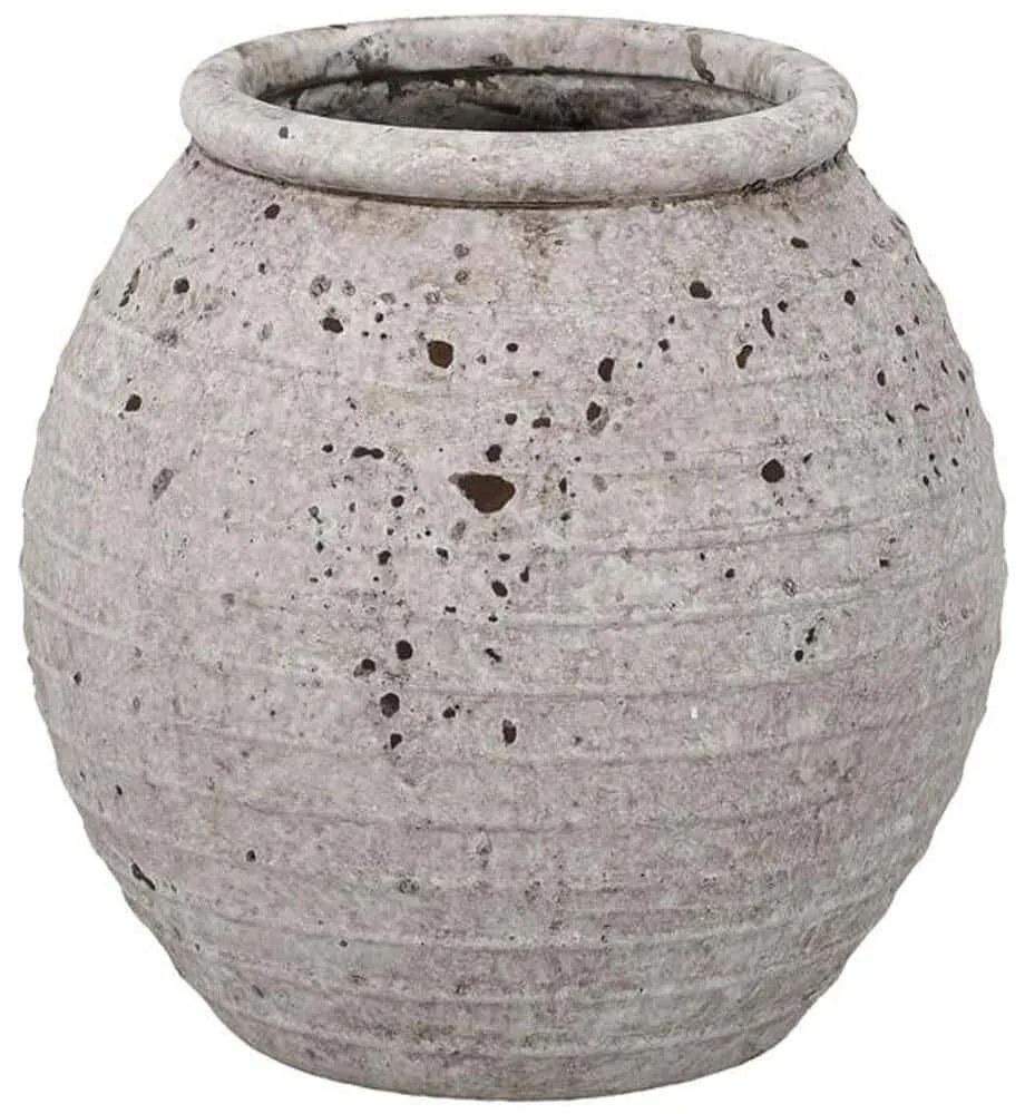 Βάζο 028-125-140 19x19x19cm Grey Ceramic