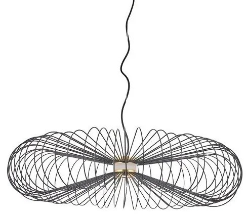 Κρεμαστό Φωτιστικό Οροφής LED 7W Μαύρο 123-01304-04 Luma Lighting-123-01304-04-Μαύρο 123-01304-04