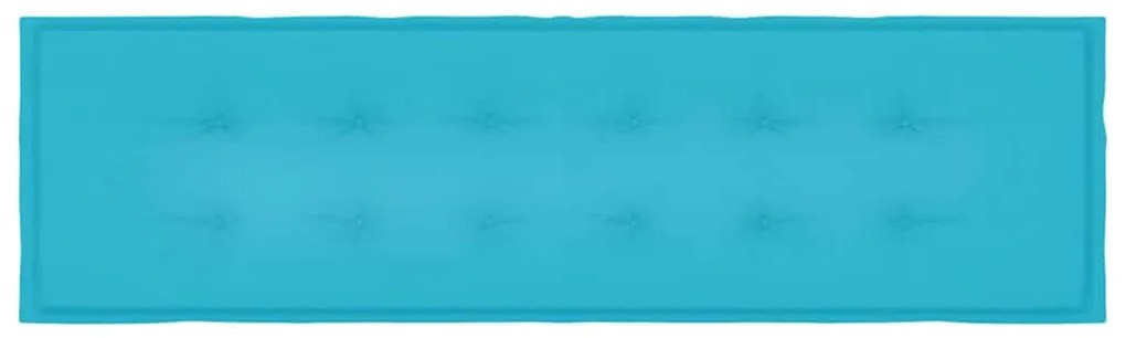 vidaXL Μαξιλάρι Παγκάκι Κήπου Τιρκουάζ 180 x 50 x 4 cm Ύφασμα Oxford