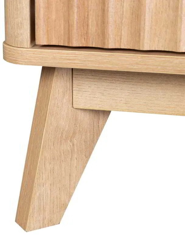 Τραπέζι σαλονιού Hamea pakoworld mdf σε φυσική απόχρωση 110x55,2x45εκ