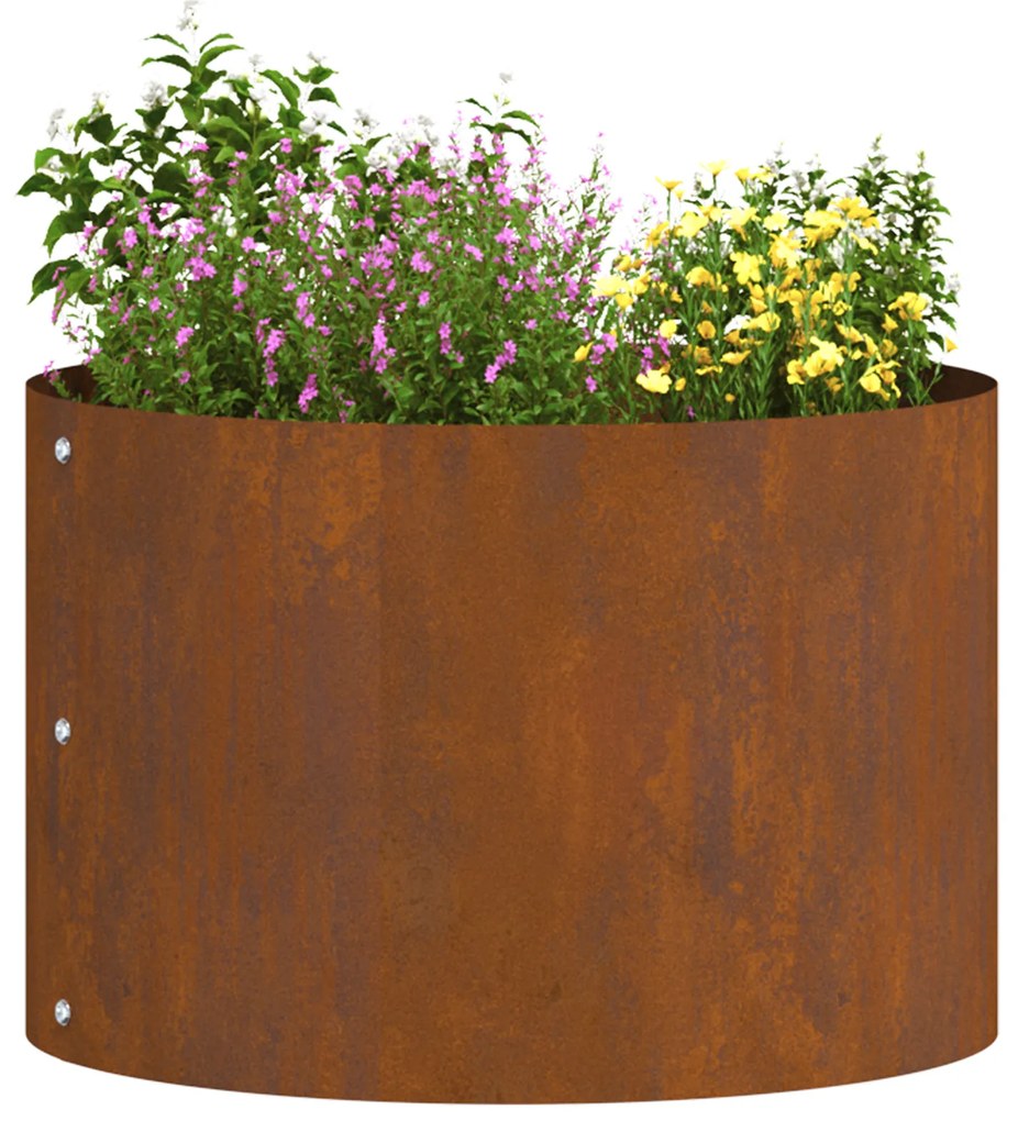 vidaXL Γλάστρα Κήπου Καφέ 30 x 30 x 20 cm Ατσάλι corten