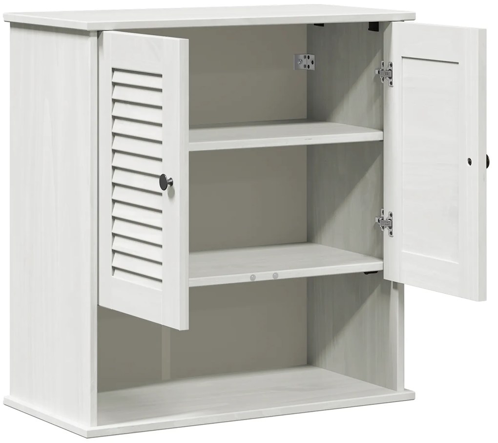 vidaXL Κρεμαστό Ντουλάπι Μπάνιου Λευκό 67.5 x 34 x 71.5 εκ
