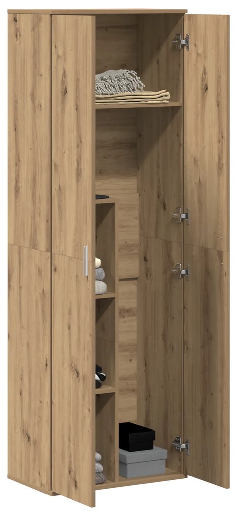 vidaXL Υψηλό Ντουλάπι Καλλιτεχνικής Δρυός 60x35x180 cm Επεξεργασμένο Ξύλο