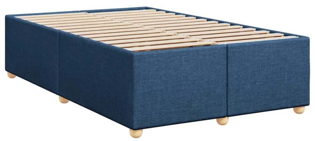 ΚΡΕΒΑΤΙ BOXSPRING ΜΕ ΣΤΡΩΜΑ ΜΠΛΕ 120X190 ΕΚ. ΥΦΑΣΜΑΤΙΝΟ 3291218