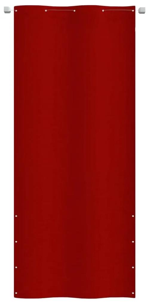 Διαχωριστικό Βεράντας Κόκκινο 100 x 240 εκ. Ύφασμα Oxford - Κόκκινο