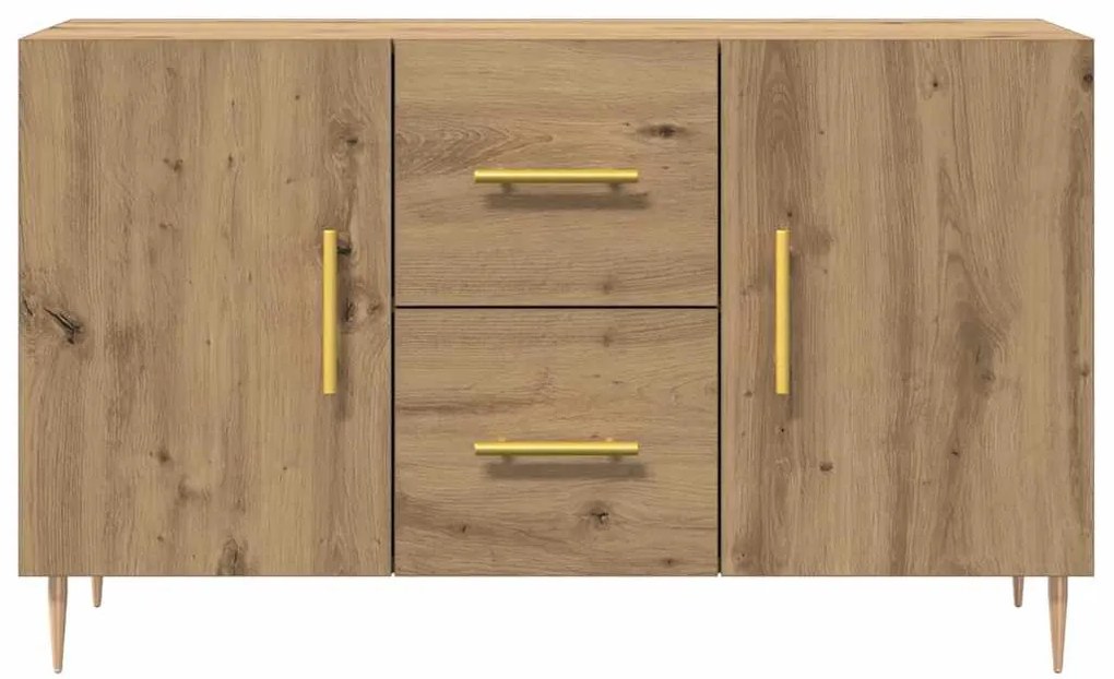 vidaXL Σκευοθήκη Δρυς τεχνίτης 100x36x60 cm Κατασκευασμένο ξύλο