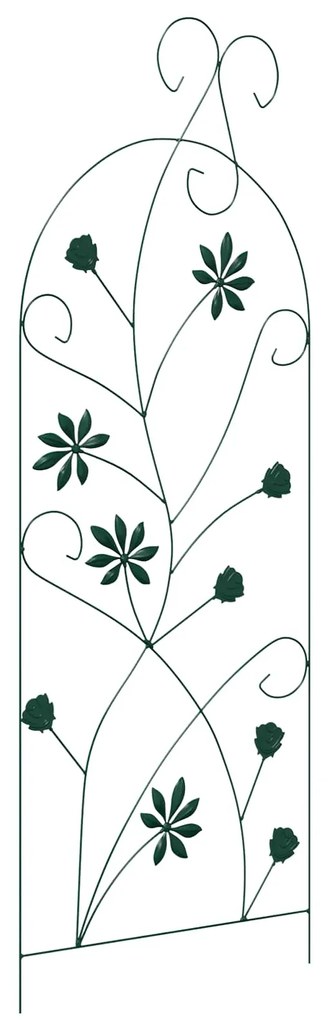 vidaXL Φράχτης Κήπου 3 pcs Πράσινο 112 x 40 εκ Ατσάλι