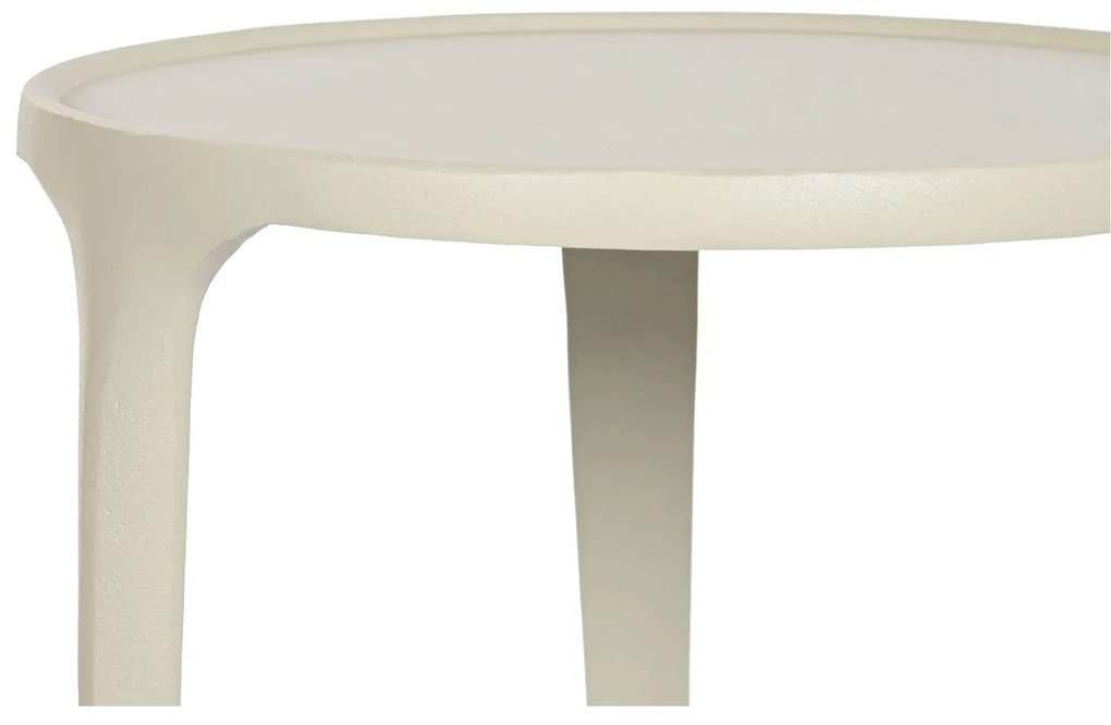 Σετ με 2 τραπέζια DKD Home Decor Μπεζ Ροζ 40 x 40 x 50 cm