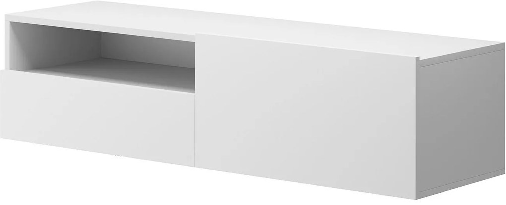 Έπιπλο τηλεόρασης Κρεμαστό 02109-ENJ-w Λευκό 120x30x37cm