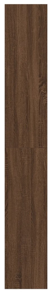 vidaXL Βιβλιοθήκη Καφέ 100 x 30 x 198 εκ. Επεξεργασμένο ξύλο