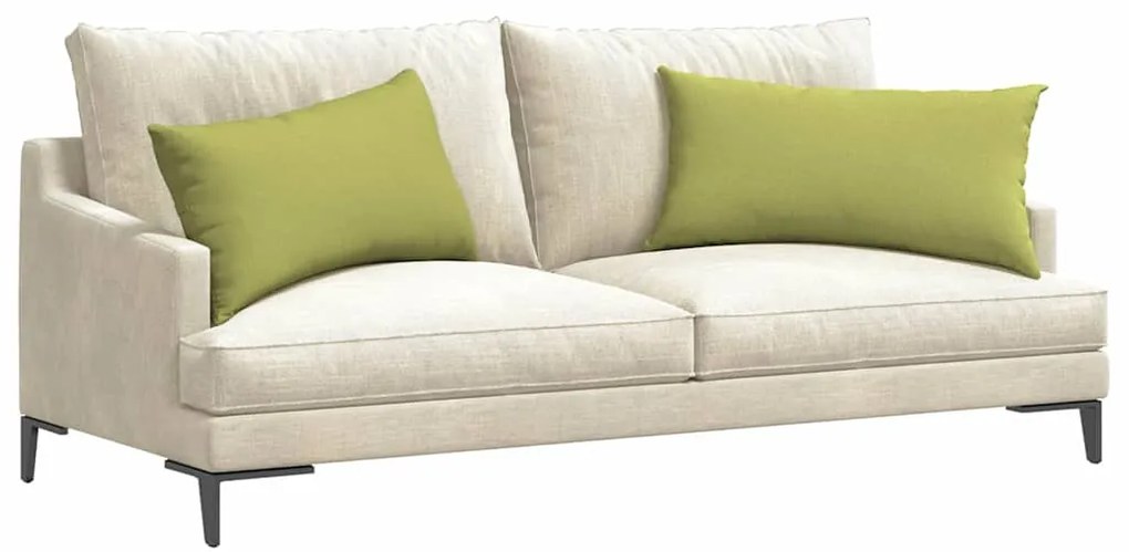 vidaXL Μαξιλάρι Καναπέ 2 pcs Ανοιχτό Πράσινο 80 x 40 cm ύφασμα