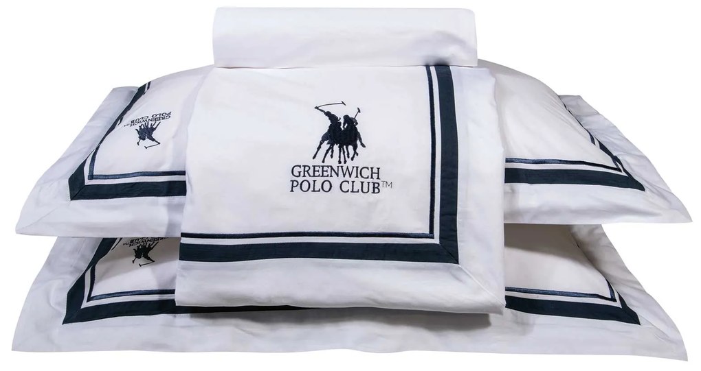 GREENWICH POLO CLUB ΣΕΤ ΣΕΝΤΟΝΙΑ ΥΠΕΡΔΙΠΛΑ 2174 ΛΕΥΚΟ