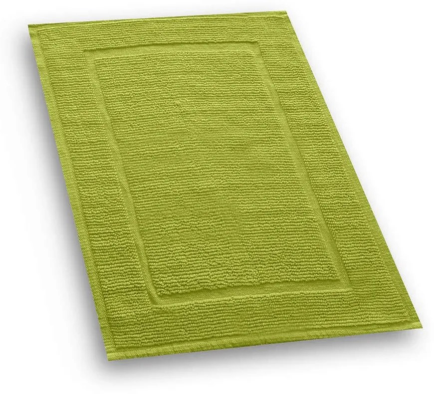 Χαλάκι Μπάνιου Cotton Diva Λαχανί Texi 60Χ90 100% Cotton