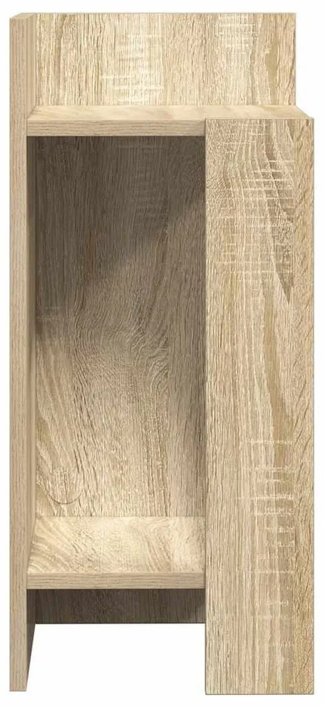 Τραπεζάκια 2 τεμ. με ράφι Sonoma Δρυς 25,5x27x60 εκ. - Καφέ