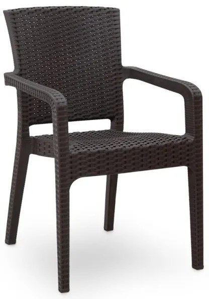 Πολυθρόνα Πολυπροπυλενίου Clio Recycled Καφέ 57x55x86 GP046-0001,2 Megapap-GP046-0001,2-Καφέ GP046-0001,2