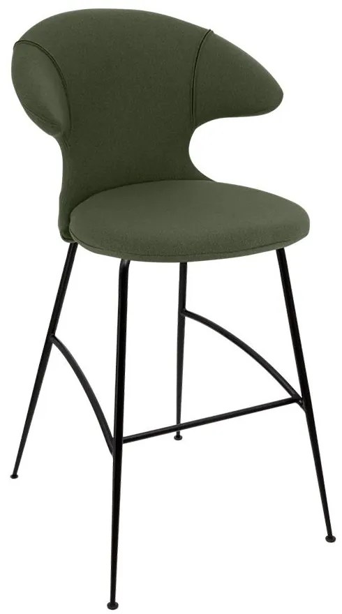 Σκαμπό Μπάρ Time Flies 590-05C5912-3 51x56x112cm Racing Green-Black Umage