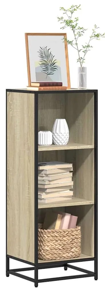 vidaXL Ντουλάπι βιβλίων Sonoma Oak 40x35x107,5 cm Κατασκευασμένο ξύλο