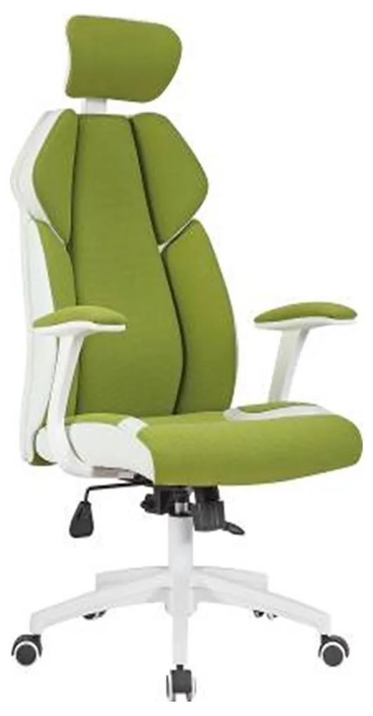 14240019 Καρέκλα Γραφείου ZHNOBIA Πράσινο/Λευκό 63x67.5x120-128cm , 1 Τεμάχιο