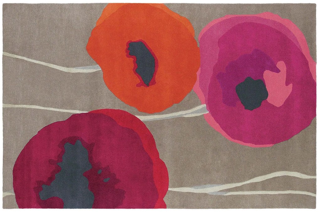 Χαλί Poppies Red-Orange 45700 Sanderson 200X280cm