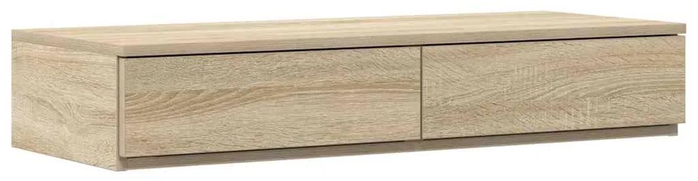 vidaXL Κρεβάτι με αποθηκευτικό χώρο με συρτάρι Δρύς Sonoma 75 cm