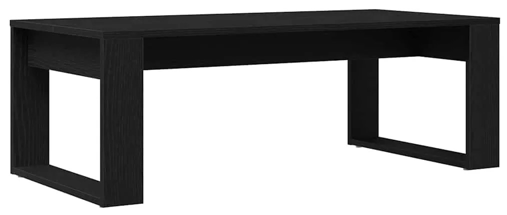vidaXL Τραπέζι Σαλονιού Μαύρη δρυς 102 x 50 x 35 εκ.
