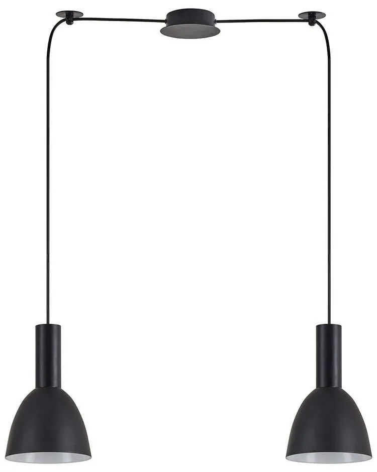 Φωτιστικό Οροφής Adept Tube 77-8550 50x16x300cm 2xE27 60W Black Homelighting