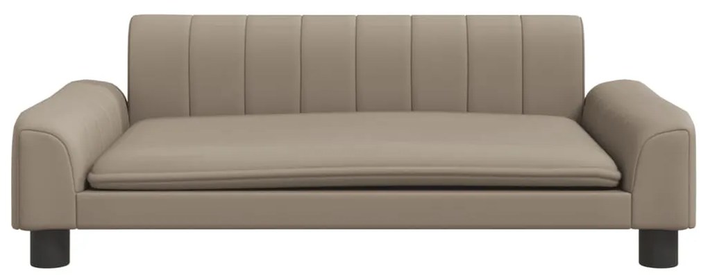 vidaXL Καναπές Παιδικός Καπουτσίνο 90x53x30 εκ. από Συνθετικό Δέρμα