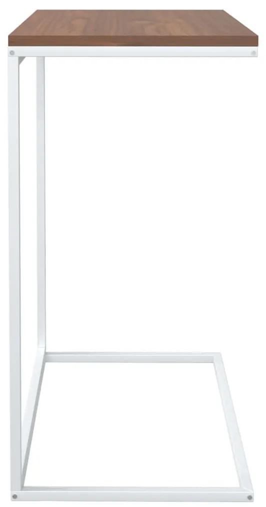 Τραπέζι Βοηθητικό Λευκό 55 x 35 x 66 εκ. από Επεξεργασμένο Ξύλο - Λευκό
