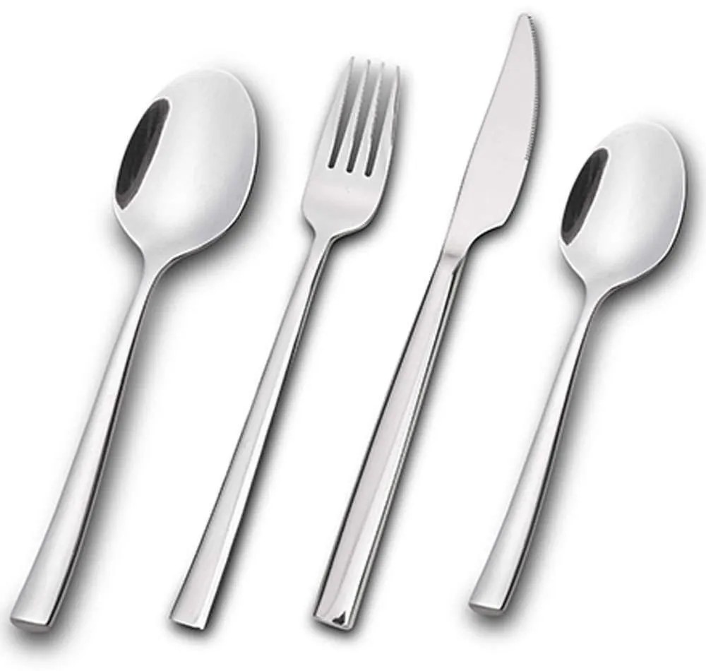 Μαχαιροπίρουνα Serenity (Σετ 24Tμχ) 10-123-025 Inox Nava 24 τμχ Stainless Steel