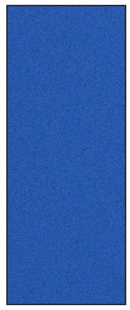 vidaXL Χαλάκι Εξώπορτας Μπλε και Μαύρο 120 x 300 cm Πολυαμίδιο και PVC