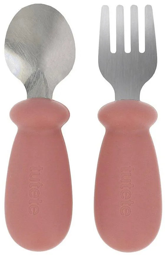 Κουτάλι + Πιρούνι (Σετ) Tutete Terracotta 61-84083
