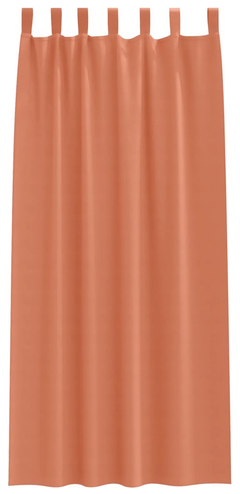 vidaXL Κουρτίνες συσκότισης 2 pcs Τερακότα 225 x 140 εκ. Πολυεστέρας