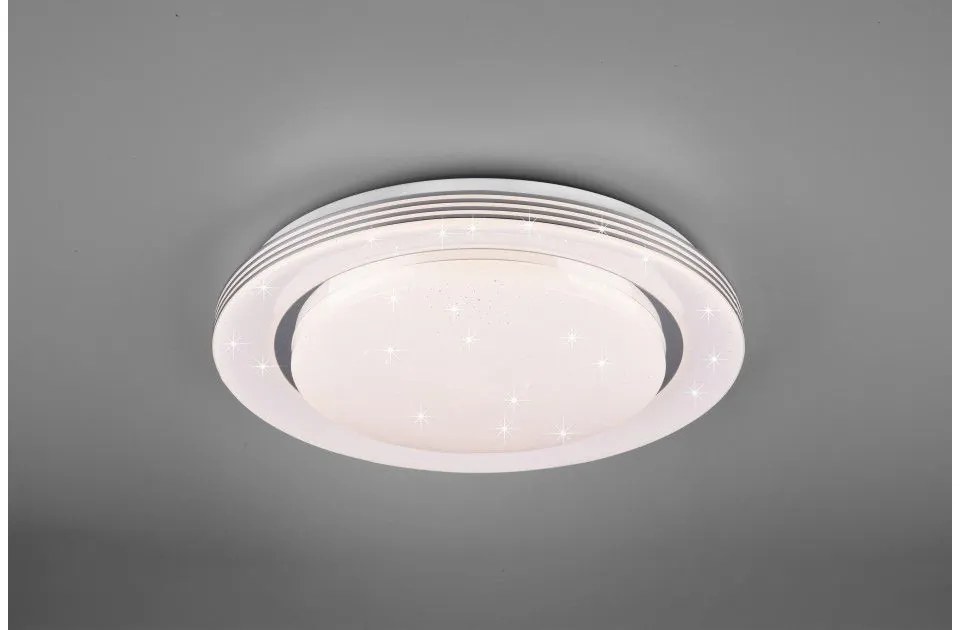 Πλαφονιέρα Φωτιστικό Οροφής LED 21W Λευκό Dimmable 3CCT Εφέ Atria R67041900 Trio Lighting R67041900 Λευκό