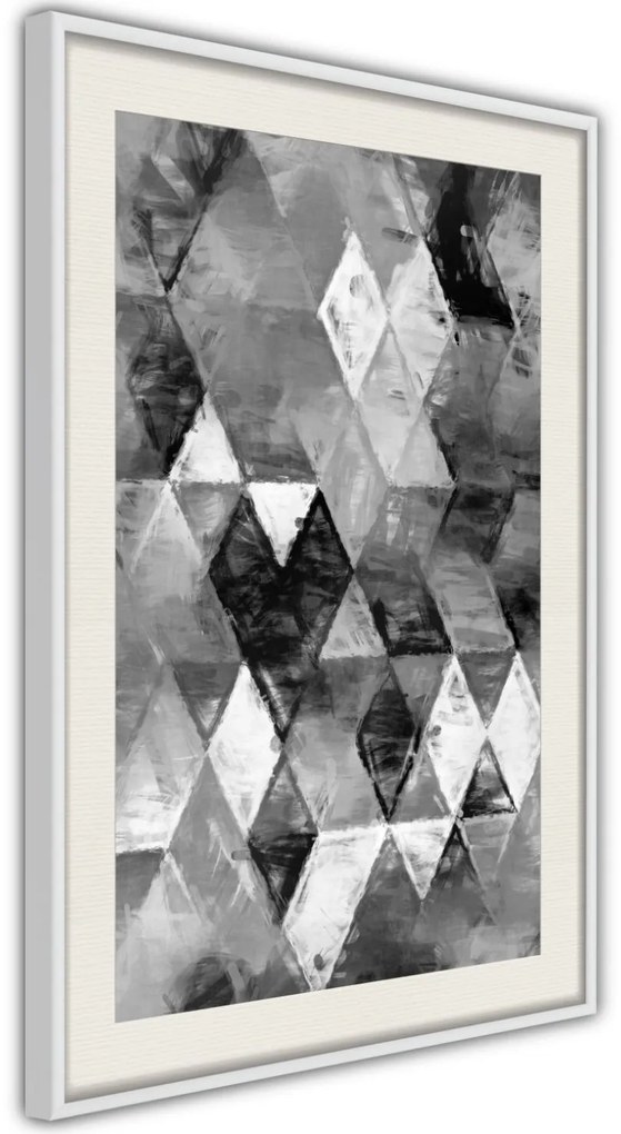 Αφίσα - Abstract Diamonds - 20x30 - Χρυσό - Χωρίς πασπαρτού