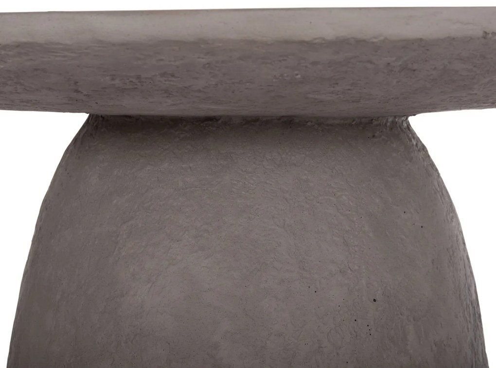 ΤΡΑΠΕΖΙ ΤΡΑΠΕΖΑΡΙΑΣ ΣΤΡΟΓΓΥΛΟ SEPPO HM18154.03 FIBER CEMENT ΣΕ ΓΚΡΙ--Φ119,5x75,5Υεκ.