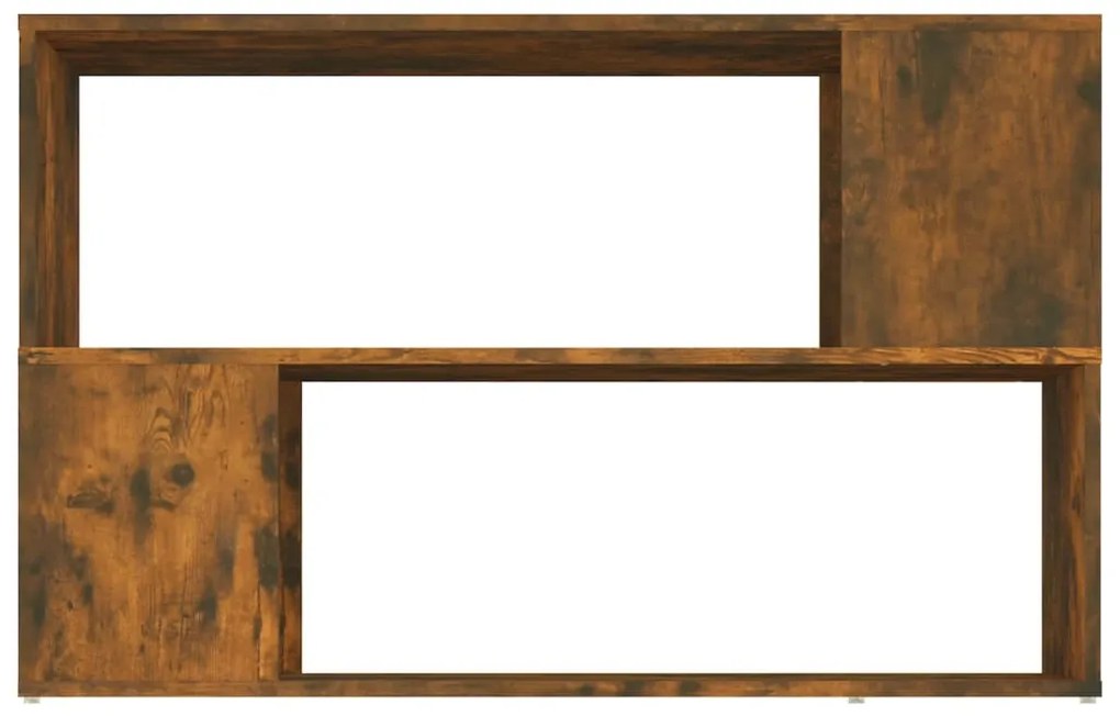 vidaXL Βιβλιοθήκη Καπνιστή Δρυς 100x24x63 εκ. από Επεξεργασμένο Ξύλο