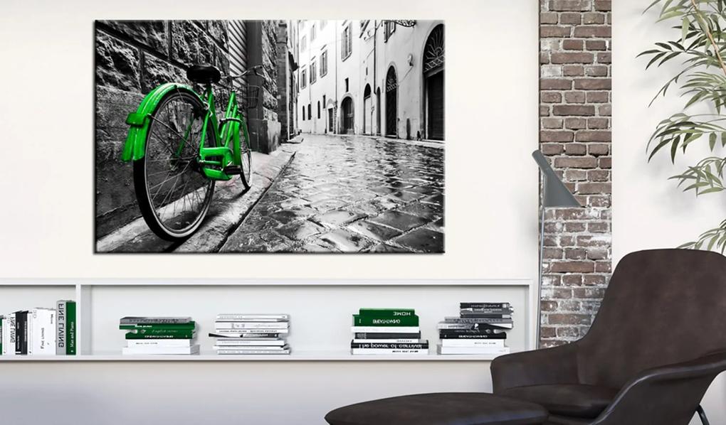 Πίνακας - Vintage Green Bike 60x40