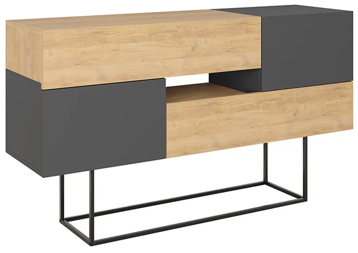 ΜΠΟΥΦΕΣ EROS MEGAPAP ΦΥΣΙΚΟ ΟΞΙΑΣ - ΑΝΘΡΑΚΙ 145X40X82ΕΚ.