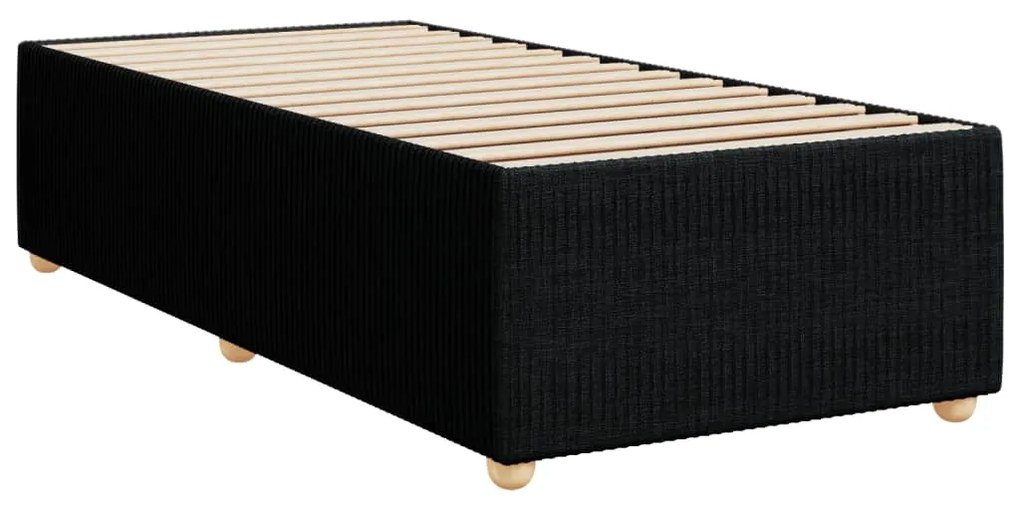 ΚΡΕΒΑΤΙ BOXSPRING ΜΕ ΣΤΡΩΜΑ ΜΑΥΡΟ 90X190 ΕΚ.ΥΦΑΣΜΑΤΙΝΟ 3287327