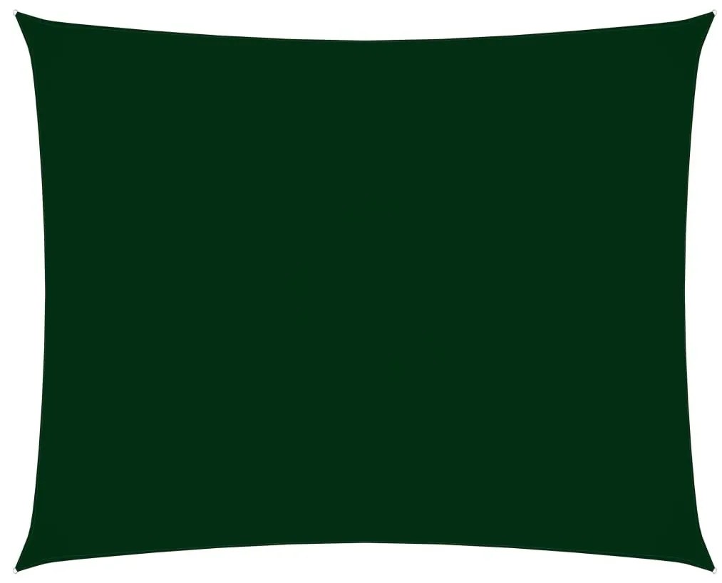 Πανί Σκίασης Ορθογώνιο Σκούρο Πράσινο 5 x 6 μ από Ύφασμα Oxford - Πράσινο