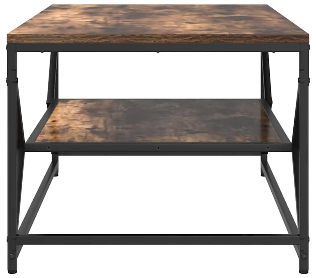 vidaXL Τραπεζάκι σαλονιού Καπνιστό Δρύς 90 x 50 x 40 cm